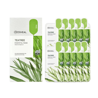 MEDIHEAL Mặt Nạ Tea Tree Essential Mask (Làm Dịu Da) 24ml x 10 Miếng