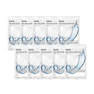Abib 弱酸性シートマスク アクアフィット 30ml x 10枚