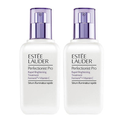 ESTEE LAUDER Dúo de Tratamiento Iluminador Rápido Perfectionist Pro (Ferment² + Vitamina C 100 ml x 2).