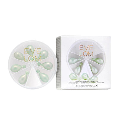 EVE LOM Cápsulas de Aceite Limpiador con Estuche de Viaje 1.25 ml x 14.