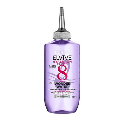 L'OREAL PARIS Dầu Dưỡng Tóc Dạng Xả Dành Cho Tóc Khô Elvive Hyaluron Plump 8 Second Wonder Water Conditioner 200ml