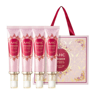 AHC Premier Ampoule In Eye Cream Set Edición Regalo (Crema para los Ojos 40 ml x 4)