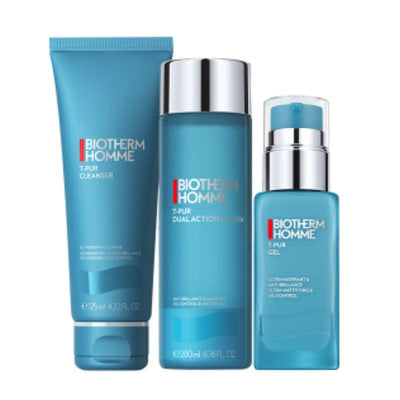 Set T-Pur Power Homme BIOTHERM (Limpiador 125ml + Loción 200ml + Gel 50ml)