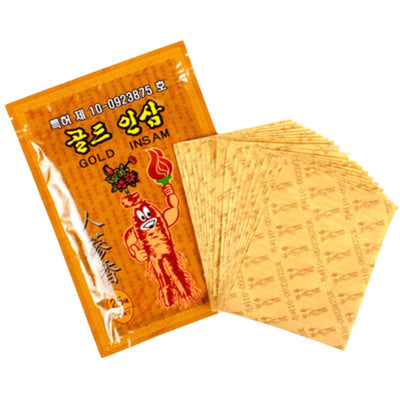 Gold Insam Ginseng Health Relax Pad Patch (Alivio del Dolor) 25 unidades/pack