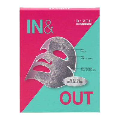 B:VID In & Out Facial Mask Mascarilla Facial 25 g x 5 unidades