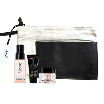 YSL Face Care 3pcs Set (With Pouch) (4 Items)