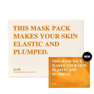 aroh Manuka Honey Skin Glow Mask Pack (Exfoliation) 25ml x 10
