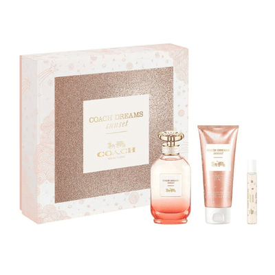 Coach New York Dreams Sunset Set (EDP 90 ml + EDP 7.5 ml + Loción Corporal 100 ml)