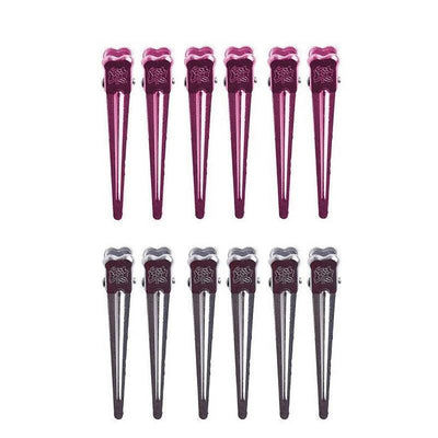 eliSix 6 Clips Profesionales de Volumen para Estilismo en Salón 12 unidades