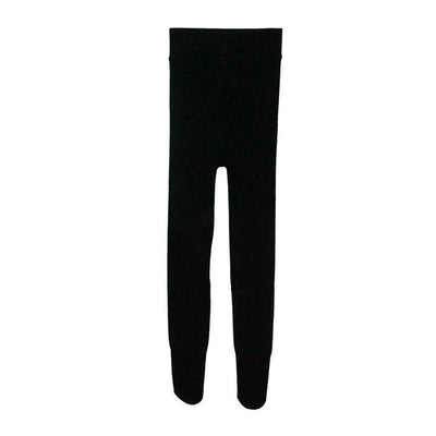 Extra Warm Wool 1600 Thread Slimming Stockings (Black)