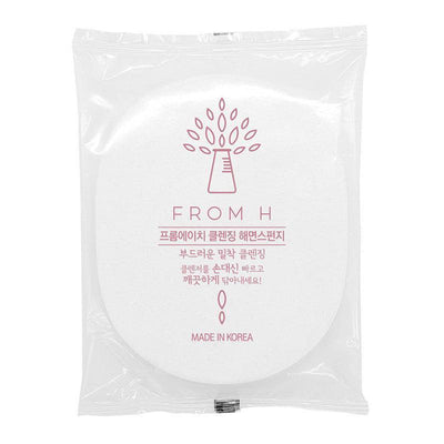 From H White Cleansing Sponge 1pc