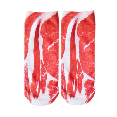 Funny Novelty Meat Socks 1 pair