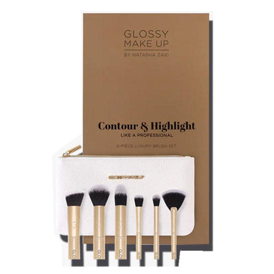 GLOSSY MAKEUP Gold Brush Set (6 Items)