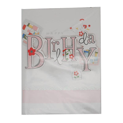 Happy Birthday Card With Music (Pink) 1pc