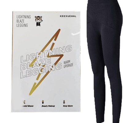 KEEXUENNL Lightning Blaze Legging cálido 1ud