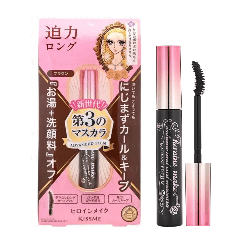 KISS ME Heroine Make Long & Curl Mascara Advanced Film (2 Colors) 6g