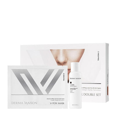 MEDIPEEL Derma Maison V-Tox Double Set (Mask 1.6g x 10 + Serum 100ml)