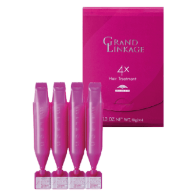 Milbon Grand Linkage 4X Tratamiento para el cabello (para el cabello frágil) 9g x 4