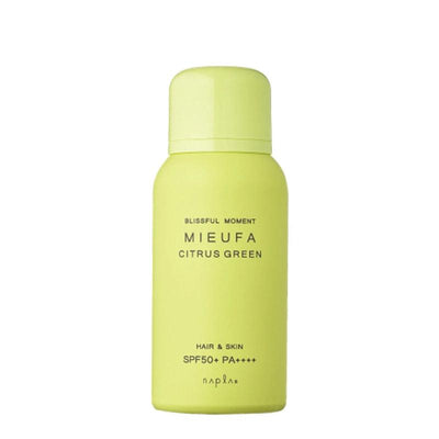 napla Mieufa UV Cut Floral Hair & Skin Perfume Spray (Citrus Green) SPF50+ PA++++ 80g