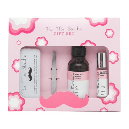 No Mo-Stache USA Upper Lip Soothing Facial Hair Wax Removal Strips Gift Set (5 items) - LMCHING Group Limited