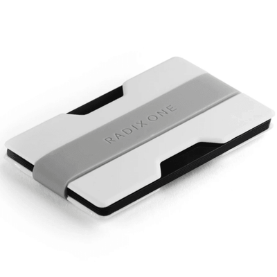 RADIX USA One Ultra Slim 4mm Card Holder Wallet (White) 1pc