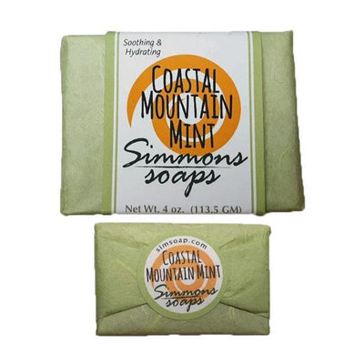 Simmons Natural Bodycare USA Handmade Anti-bacterial Soap (Coastal Mountain Mint) 1pc