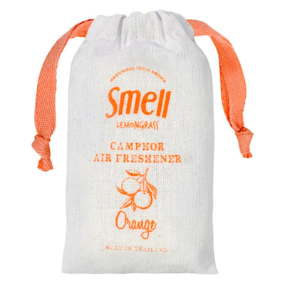smell LEMONGRASS Handmade Camphor Air Freshener/Mosquito Repellent (Orange) 30g