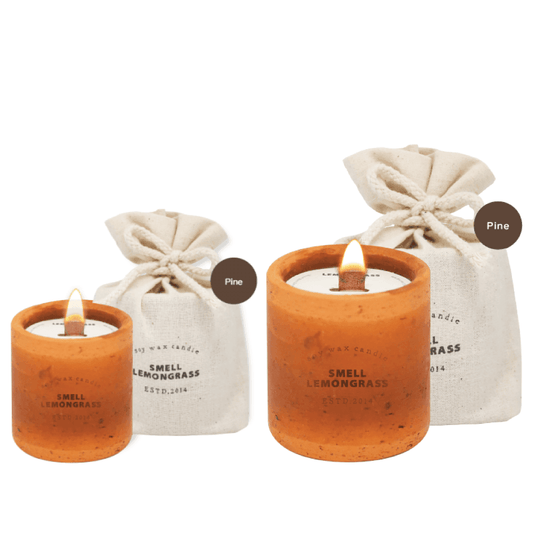 smell LEMONGRASS Mosquito Repellent Soy Wax Candle (Pine) - LMCHING Group Limited