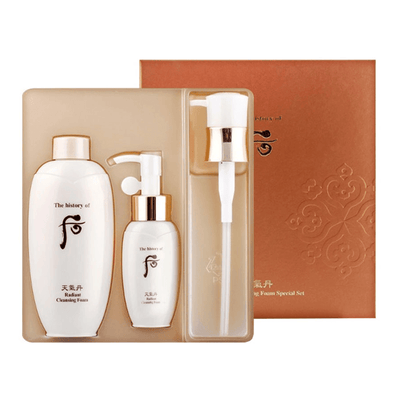 The history of Whoo Radiant Cleansing Foam Special Set (Cleansing Foam 200ml + 50ml)
