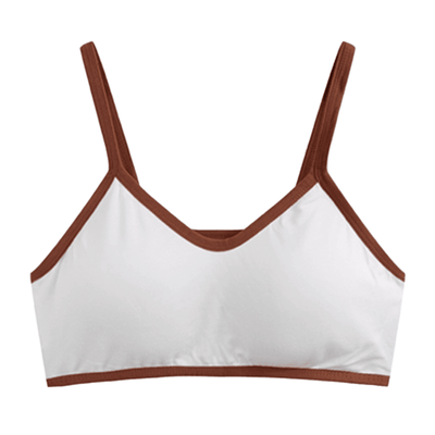 White Sports Bra (With Detachable Chest Pad) 1pc