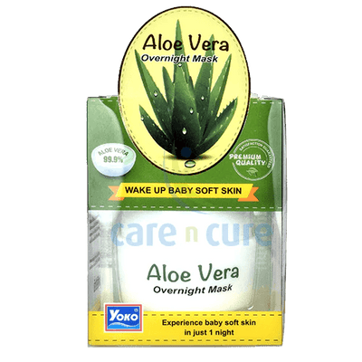 YOKO Aloe Vera Extract 99.9% Over Night Mask 50g