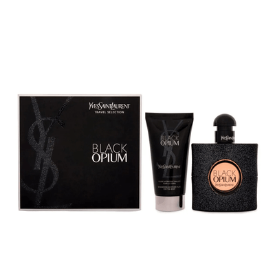 YSL Black Opium Eau De Parfum Travel Set (Lotion 50ml + Eau De Parfum 30ml)