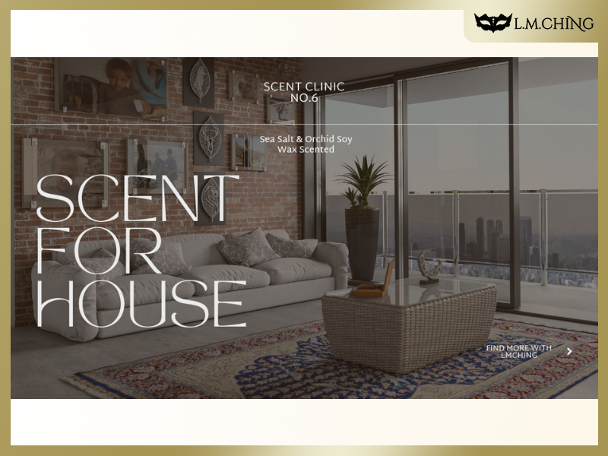 [New] The Story of Calm: SCENT CLINIC No.6 Sea Salt & Orchid Soy Wax Scented Candle