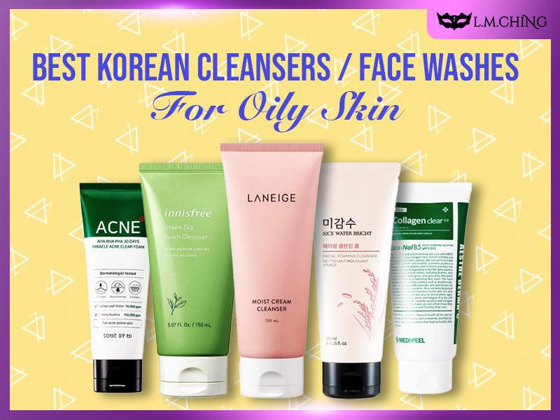 Best Korean Facial Wash Cleanser for oily skin