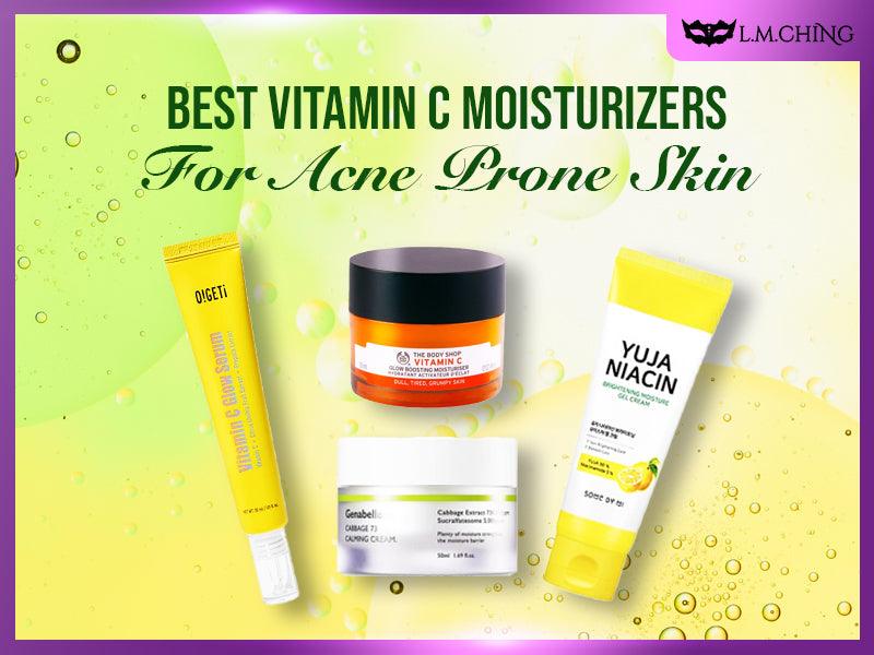 best vitamin c moisturizer for acne prone skin