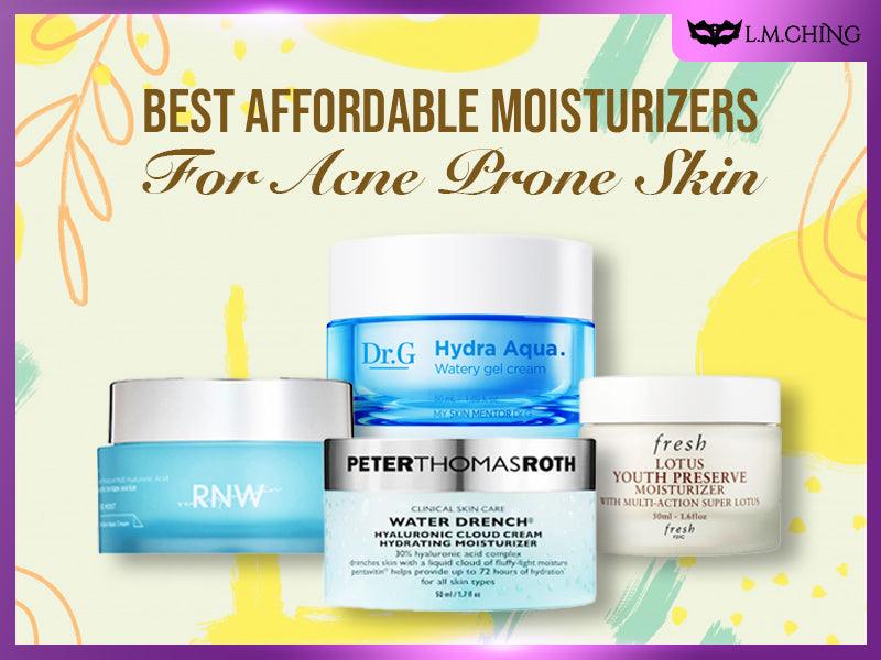 affordable moisturizer for acne prone skin