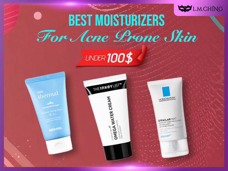 moisturizer for acne prone skin under 100