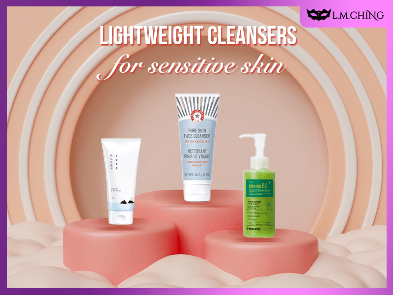 lightweight cleanser for sensitive skin