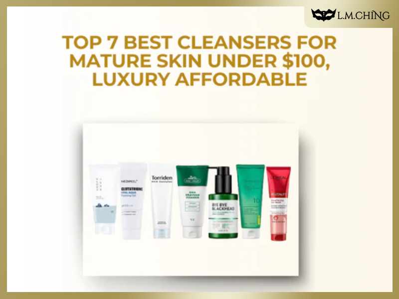 cleanser for mature skin under 100