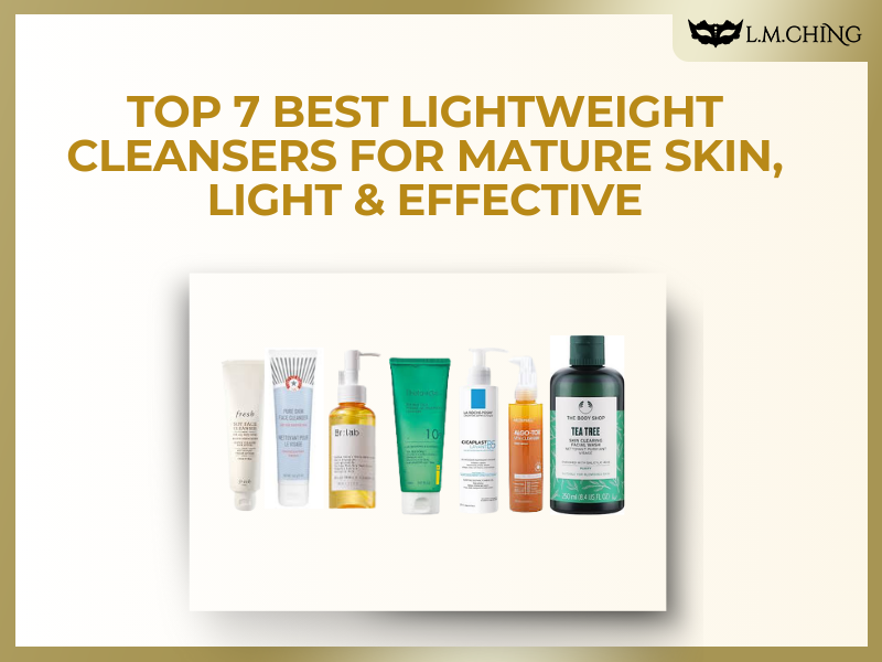 lightweight cleanser for mature skin