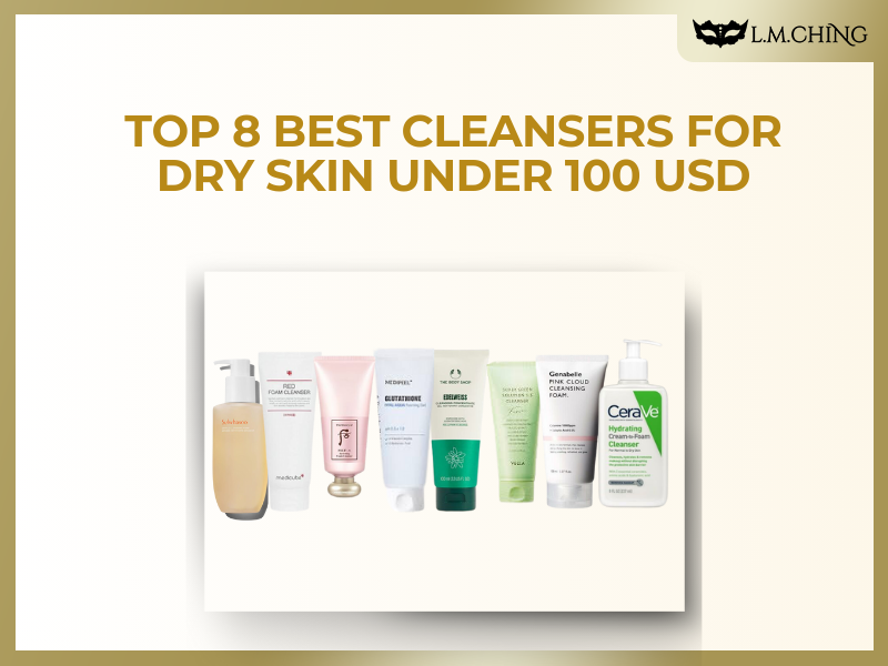 cleanser for dry skin under 100