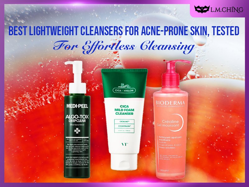 lightweight cleanser for acne prone skin