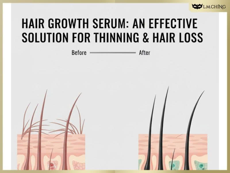 Hair growth serum: an effective solution for thinning & hair loss