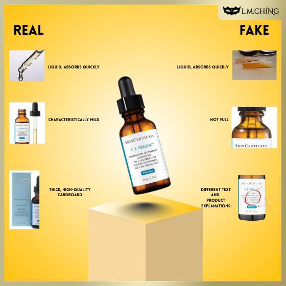 How to identify authentic SkinCeuticals C E Ferulic
