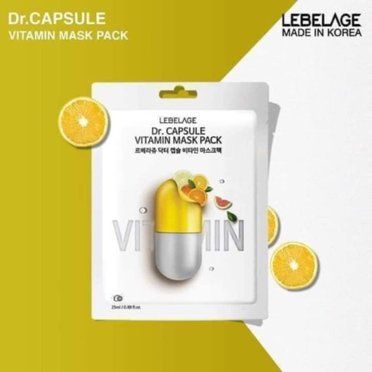 LEBELAGE Dr.Capsule Conjunto de Máscaras de Vitamina 25ml x 10