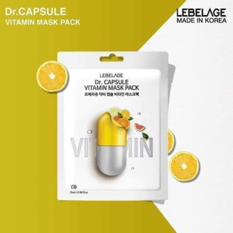 LEBELAGE Dr.Capsule Paket Masker Vitamin 25ml x 10