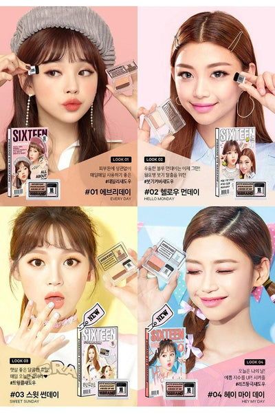 16 Brand Eye Magazine Two Tone Gradient Eye Shadow No.3 #SWEET SUNDAY 2.5g - LMCHING Group Limited