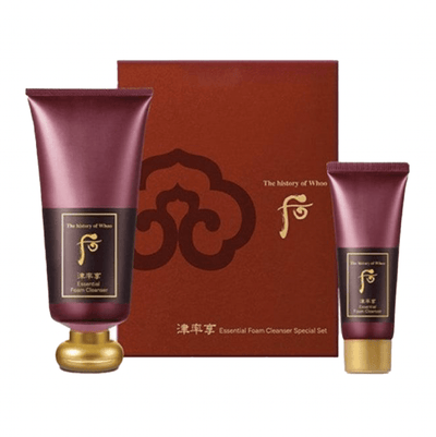 The History of Whoo Jinyulhyang Mousse nettoyante essentielle hydratante Coffret 180ml + 40ml