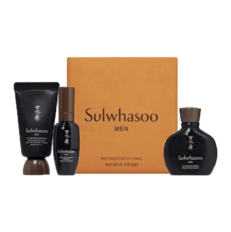 Sulwhasoo Men Basic Kit (Suncreen 15ml + Serum 15ml + Emulsion 8ml) - LMCHING Group Limited