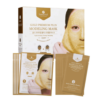 SHANGPREE Gold Premium Plus Modeling Mask 5pcs